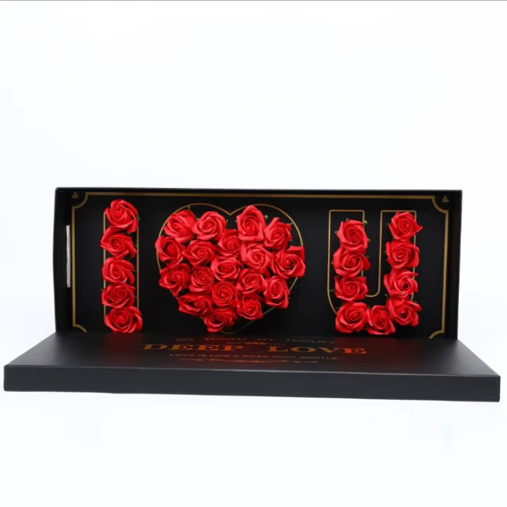 I Love You Rose Letter Flower Gift Box
